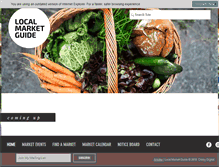 Tablet Screenshot of localmarketguide.com.au
